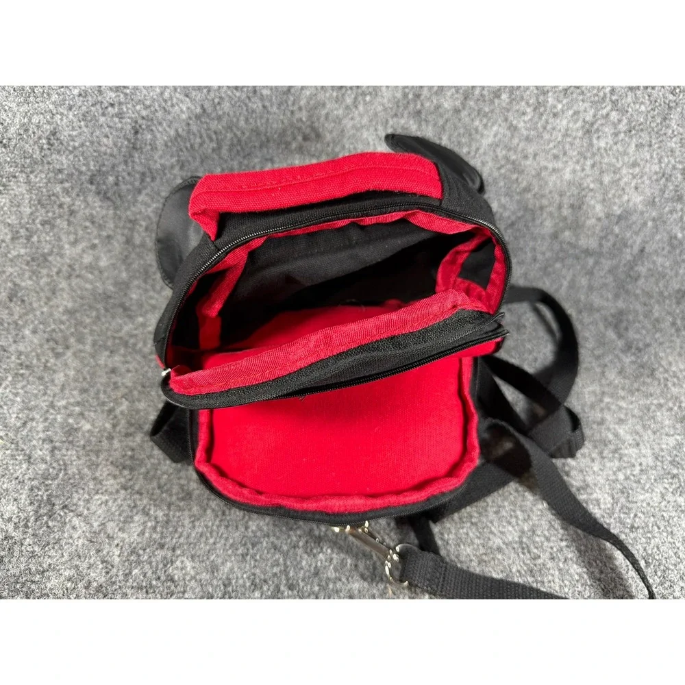 Disney Mickey Mouse Toddler Safety Harness Backpack Red Black Mini Bag Leash
